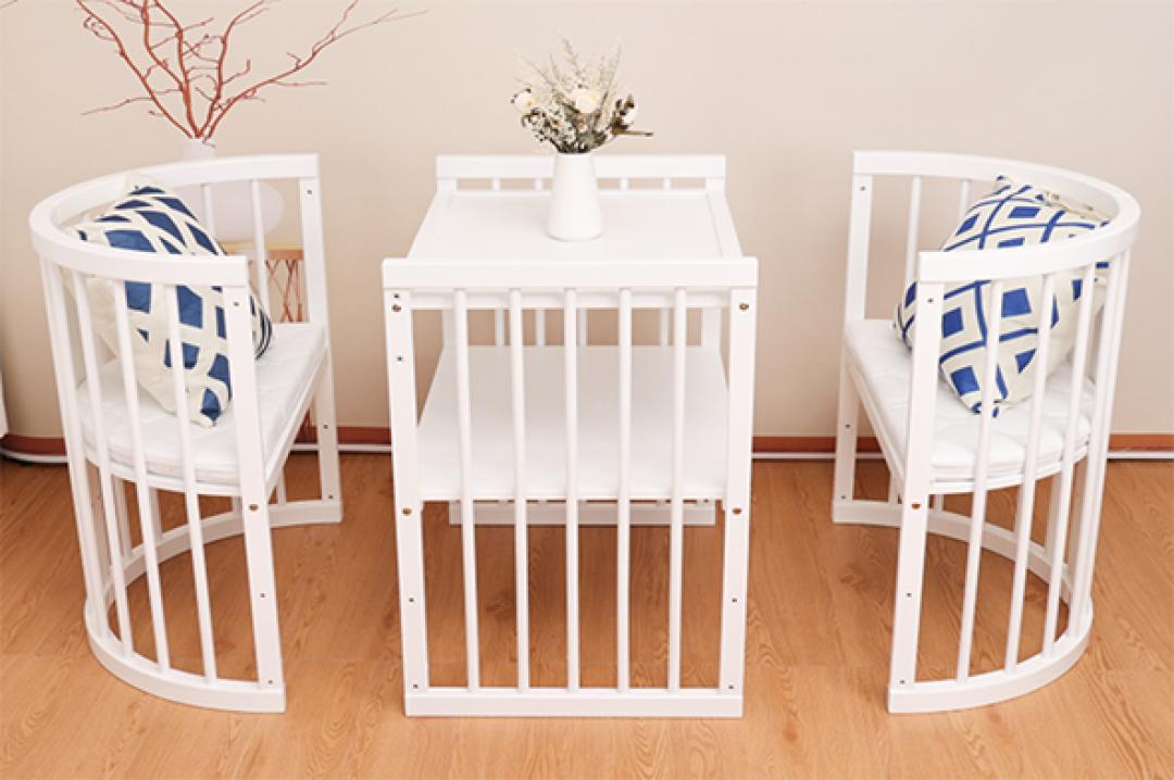 Cuna de madera 6 en 1